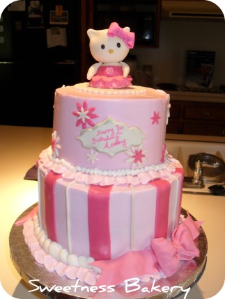  Birthday Cakes on Hello Kitty Ballerina Cake   Sweetness Cakery